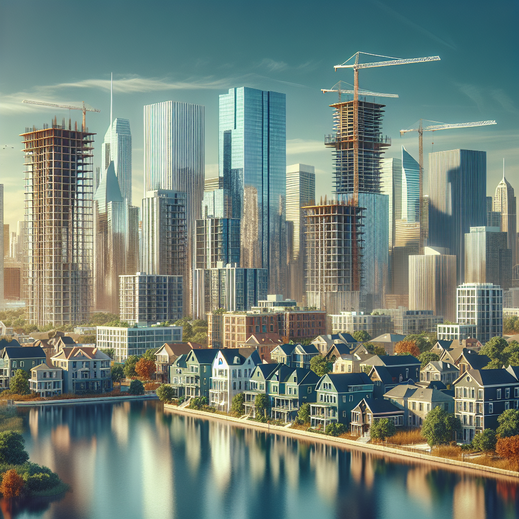 Builder-friendly city development skyline