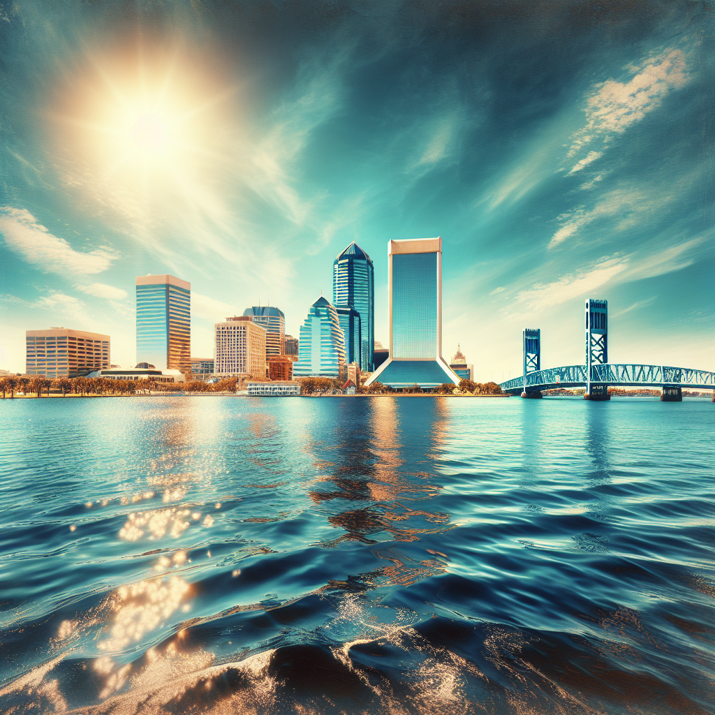 Jacksonville Florida city skyline